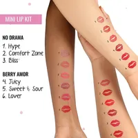 MYGLAMM POPxo Makeup Mini Lip Kit - No Drama (Set of 3)