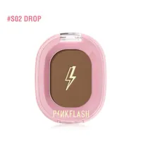Pink Flash-F02 Shimmer Highlighter & Matte Countour Powder
