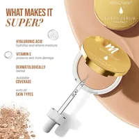 MYGLAMM Super Serum Compact - 201N Sesame