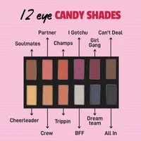 MYGLAMM POPxo 12 Color Eyeshadow Kit - Squad Goals