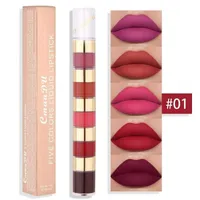 Cmaadu 5 Color Liquid Lipsick