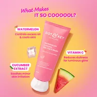 Dot & Key Watermelon Refresh Gel Face Wash - 15ml