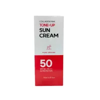 Pure Ground Collagen Pink Tone Up Sun Cream SPF50 Plus UV Protection