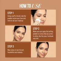 MYGLAMM POSE HD Setting Powder - Ivory