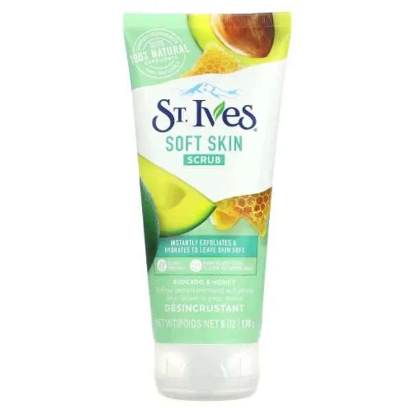 St. Ives Soft Skin Face Scrub - Avocado and Honey - 170g