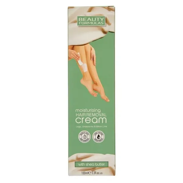 BEAUTY FORMULAS Moisturising Hair Removal Cream with Shea-Butter - 100ml