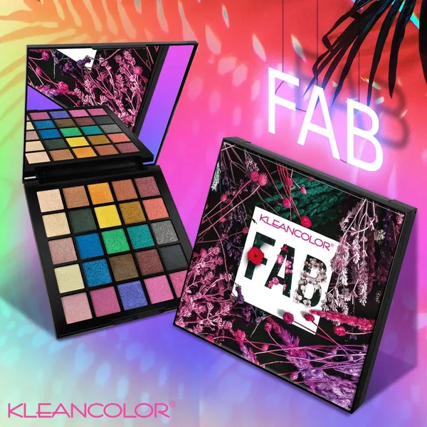 KLEANCOLOR FAB 25 Color Eyeshadow Palette