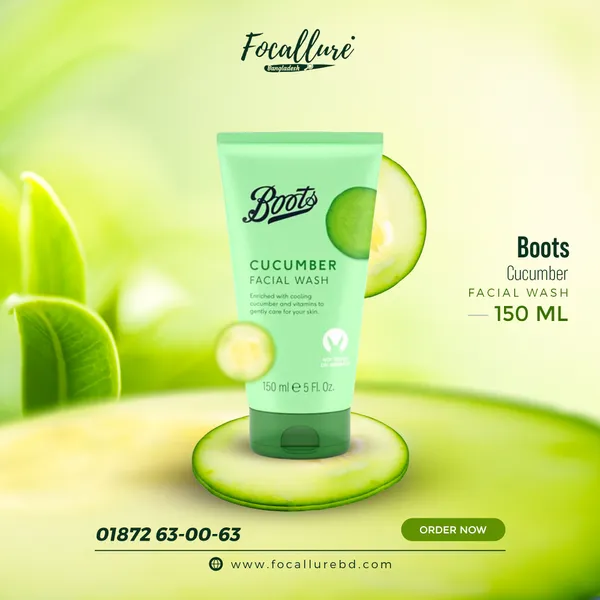 Boots Cucumber Facial Wash - 150ml