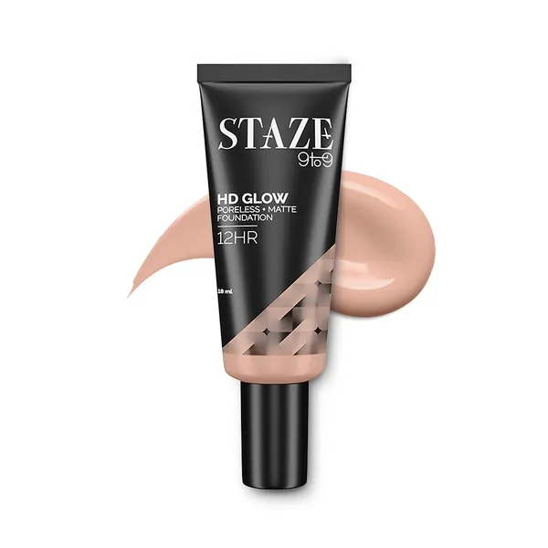 STAZE 9 to 9 HD GLOW MATTE PORELESS FOUNDATION
