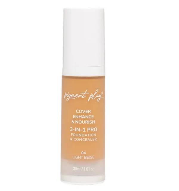 Pigment Play 3-In-1 Foundation & Concealer: Cover + Enhance + Nourish