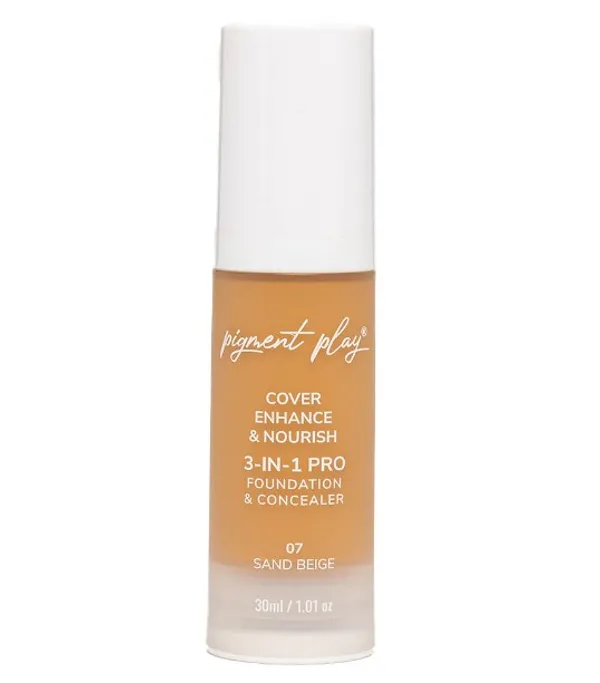 Pigment Play 3-In-1 Foundation & Concealer: Cover + Enhance + Nourish