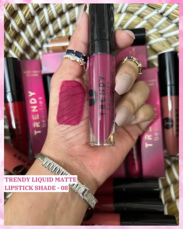 TRENDY Beauty Liquid Matte Lipstick Waterproof