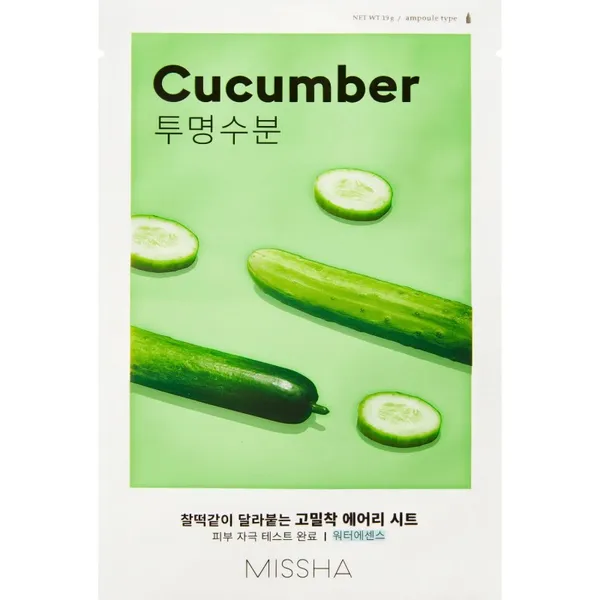 MISSHA Tuchmaske Airy Fit Cucumber Sheet Mask- 19gm