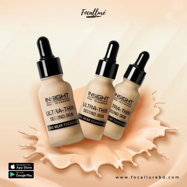 INSIGHT Ultra-Thin Second Skin Long Wear Foundation - 20ml
