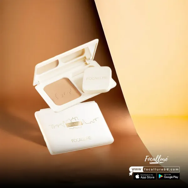 FOCALLURE ULTIMATE BLURRING SETTING POWDER SPF35 SOFT-FOCUS EFFECT MATTE OIL CONTROL COMPACT POWDER FOUNDATION