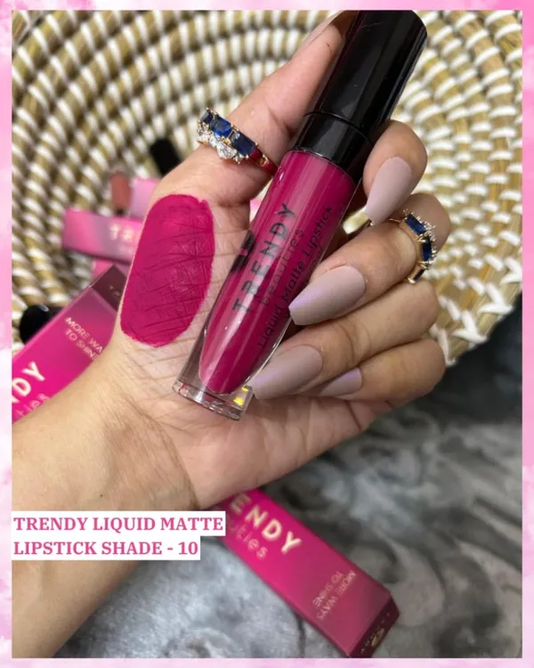 TRENDY Beauty Liquid Matte Lipstick Waterproof