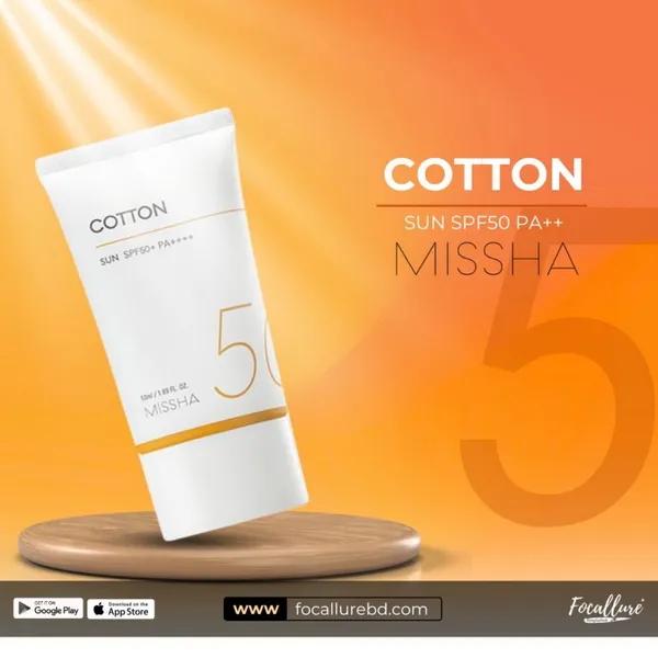 MISSHA  All Around Safe Block Cotton Sun SPF50+ (50ml)