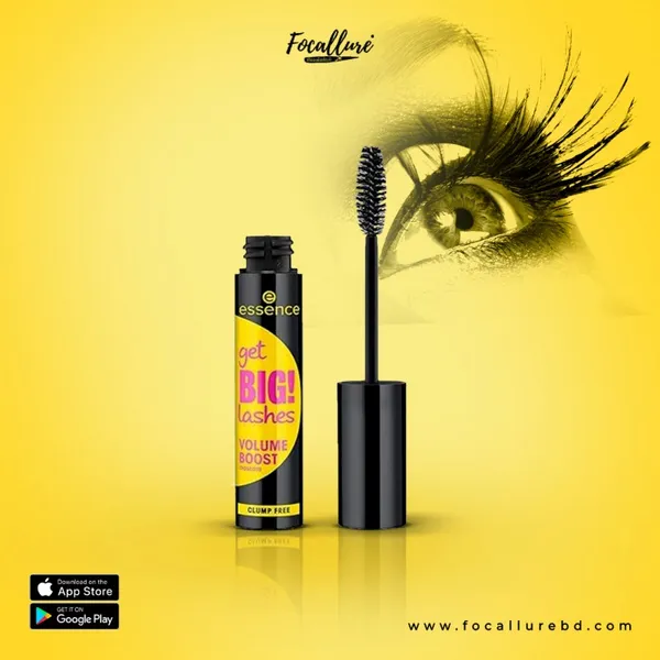 Essence get big! lashes volume boost black mascara