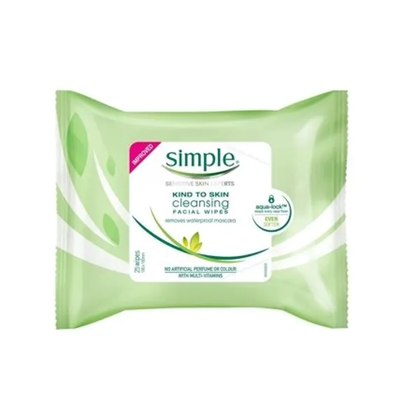 Simple Cleansing Facial Wipes-25 Pcs shit