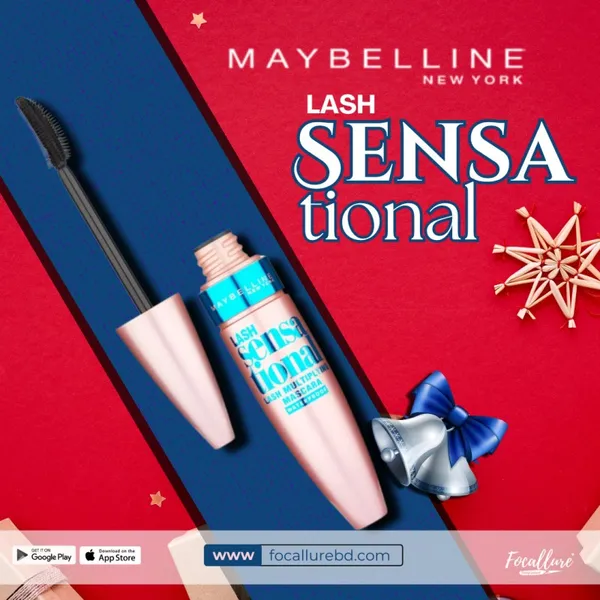 Maybelline Lash Sensational Multiplying Waterproof Mascara Black 9.5ml