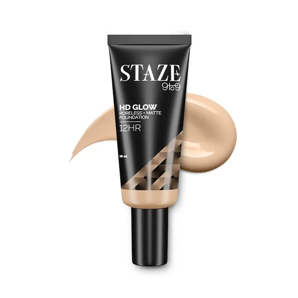 STAZE 9 to 9 HD GLOW MATTE PORELESS FOUNDATION