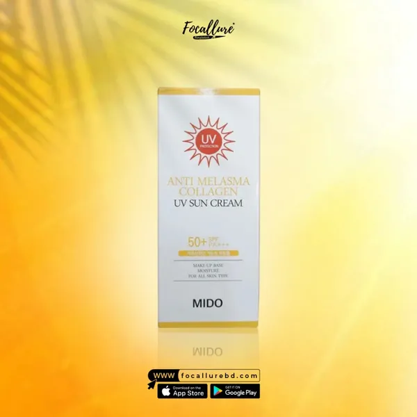 Mido Anti Melasma Collagen UV Sun Cream 50+ SPF PA+++ - 70ml