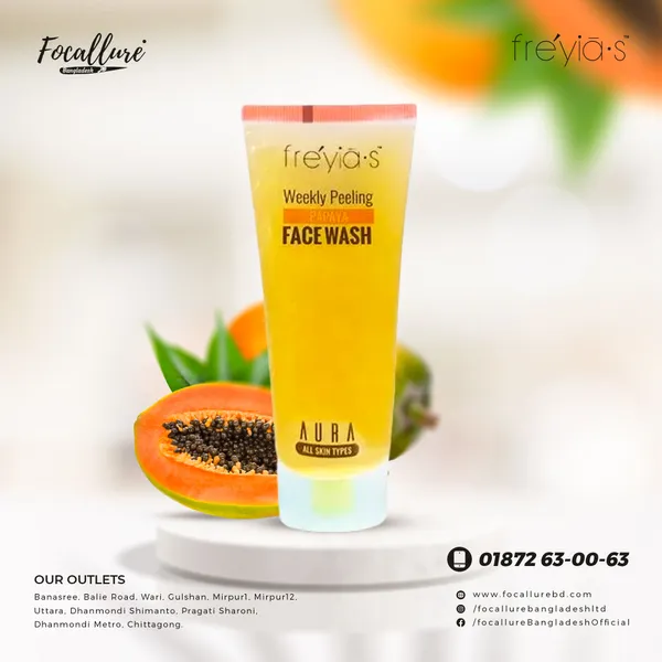 Freyias Weekly Peeling Papaya Face Wash - 100ml