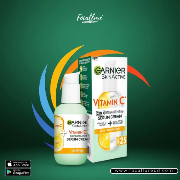 Garnier Skin Active Vitamin C 2 in1 Brightening Serum Cream SPF25 50ml