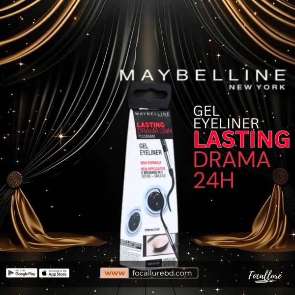 MAYBELLINE LASTING DRAMA 24H GEL EYELINER-NOIR BLACK