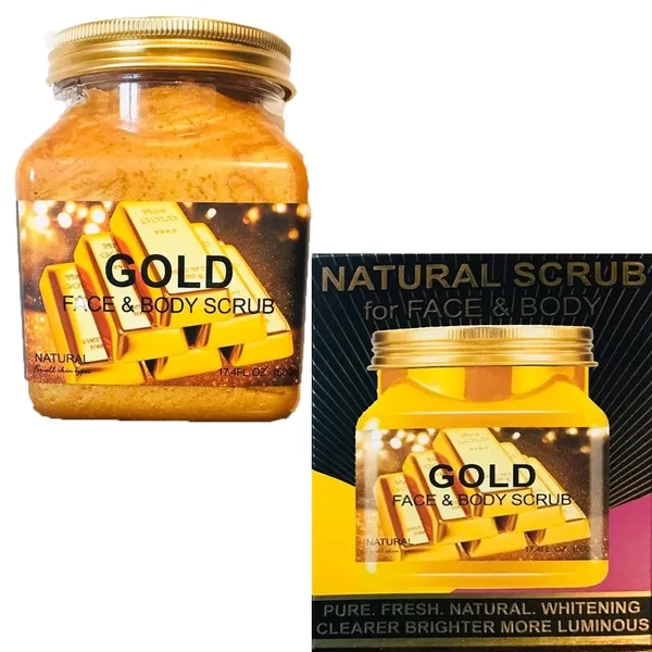 WOKALI GOLD FACE & BODY SCRUB 350ml