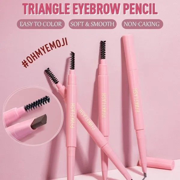 Pink Flash E09 Waterproof Auto Eyebrow Pencil