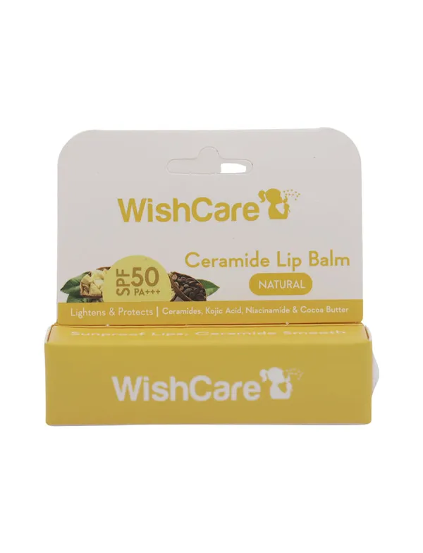 WishCare Ceramide Natural Lip Balm SPF50 PA+++ 5gm