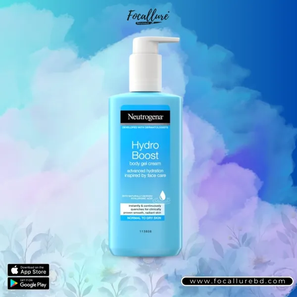 Neutrogena Hydro boost gel body cream 250 ml. Normal to dry skin.