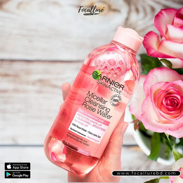 Garnier Micellar Rose Glow Cleansing Water-400ml