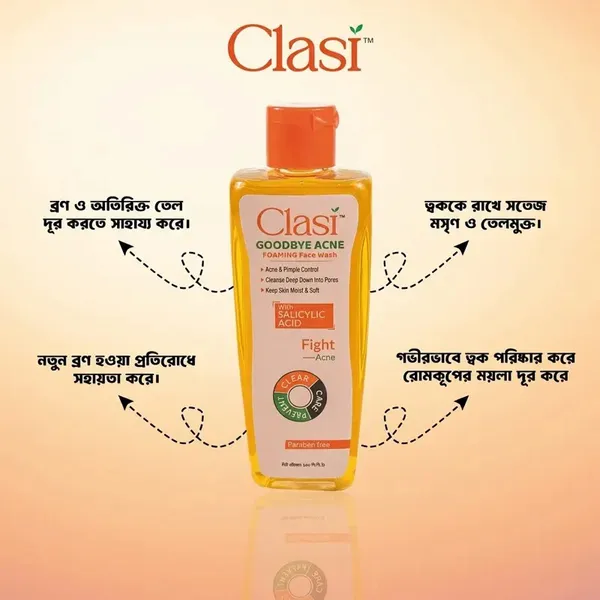 Clasi Goodbye Acne Foaming Face Wash 50 ml