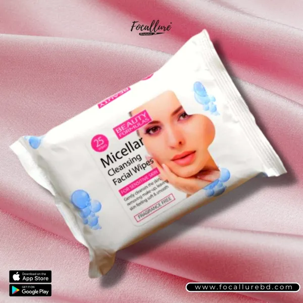BEAUTY FORMULAS MICELLAR WIPES 25 Pcs