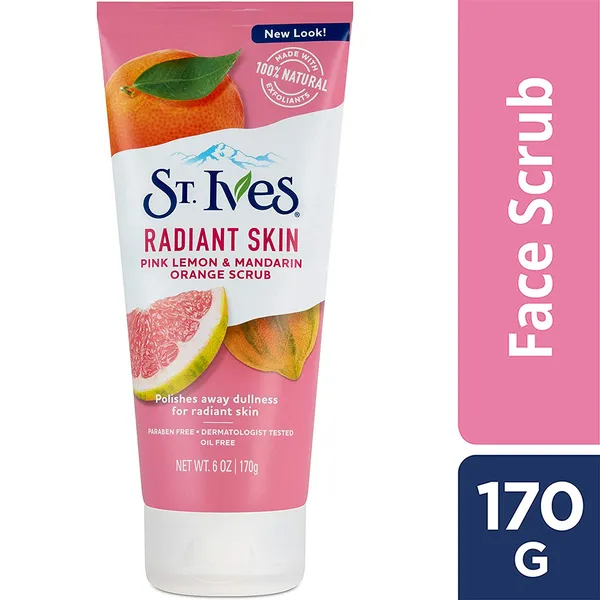 St. Ives Radiant Skin Pink Lemon & Mandarin Orange Scrub - 170g