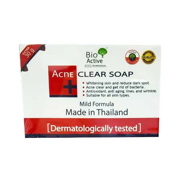 Bio Active Acne Clear+Soap - 100gm