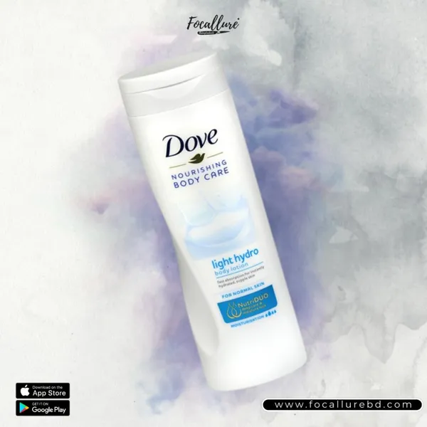 Dove Nourising Body Care Light Hydration Body Lotion - For Normal Skin, 400 ml