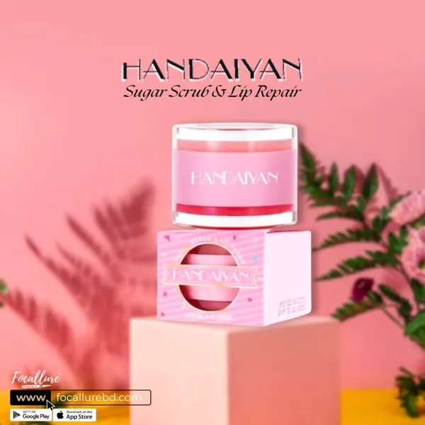 HANDAIYAN  2 In 1 Sugar Scrub & Lip Repair Balm