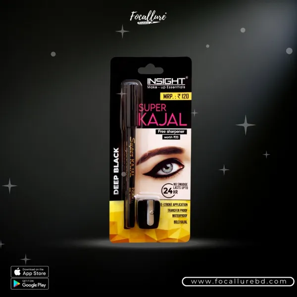 Insight Cosmetics Super Kajal (Black)