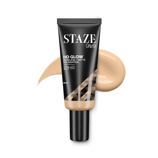 STAZE 9 to 9 HD GLOW MATTE PORELESS FOUNDATION