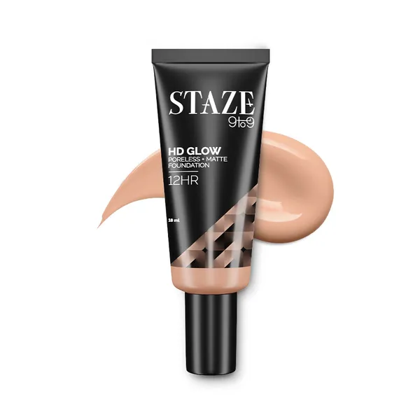 STAZE 9 to 9 HD GLOW MATTE PORELESS FOUNDATION