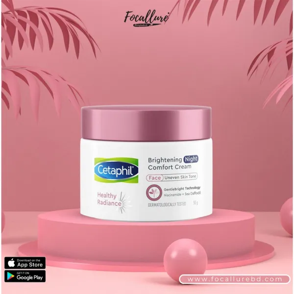 Cetaphil Bright Healthy Radiance Brightening Comfort Night Cream- 50 gm