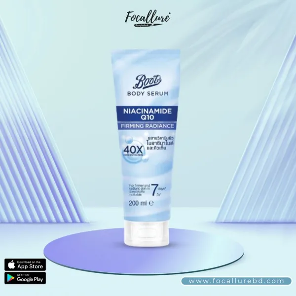 Boots Body Serum NIACINAMIDE Q10 Firming Radiance – 200ml