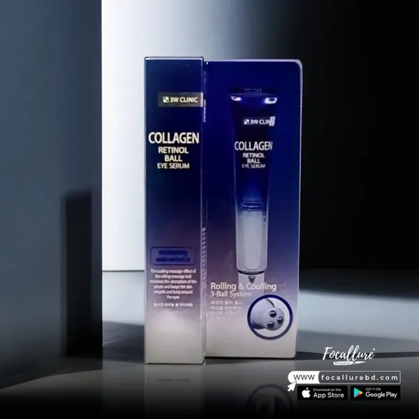 3W CLINIC Collagen Retinol Ball Eye Serum - 30ml
