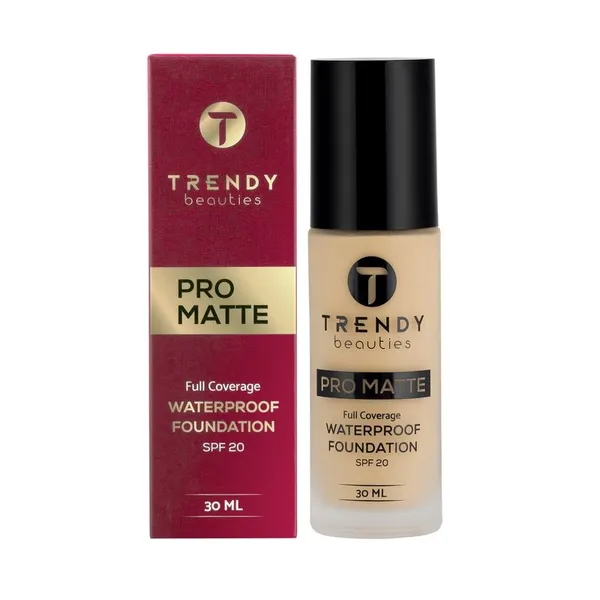 TRENDY Beauties Pro Matte Waterproof Foundation with SPF20