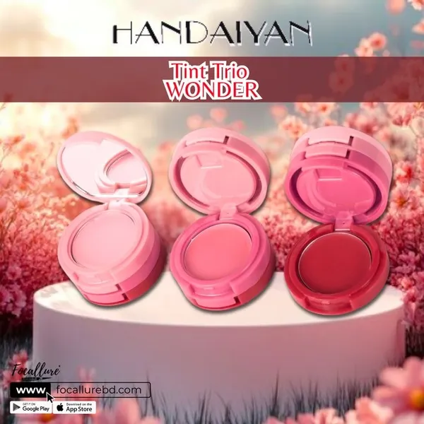 HANDAIYAN Tint Trio Wonder Lip & Cheek Cream
