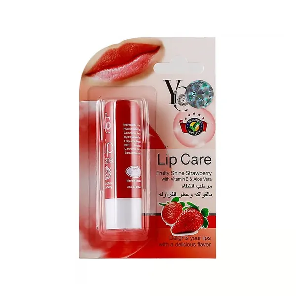 YC Fruity Shine Strawberry Lip Balm - 3.8g