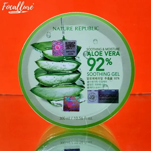Nature Republic Soothing Moisture Aloe Vera 92% Soothing Gel - 300ml